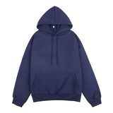 2019 Autumn Winter New Hoodies Solid Color Hooded Tops Female Sweatshirt Long Sleeve Velvet Thickening Coat Harajuku for Women