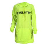 autumn new women hoodies hooded long sleeve funny letter expensive green pullovers sweatshirts tops