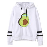 2019 New pattern Female Cartoon cute Avocado streetwear tops haut femme couple hoodies streetwear  hoody ladies Sweatshirts