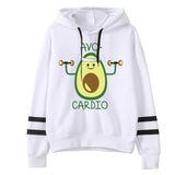 2019 New pattern Female Cartoon cute Avocado streetwear tops haut femme couple hoodies streetwear  hoody ladies Sweatshirts