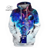 PLstar Cosmos Doctor who with planets space sky 3d hoodies/shirt/Sweatshirt Winter autumn funny Harajuku Long sleeve streetwear