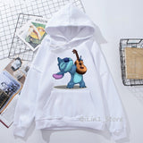 Funny Kawaii Lilo and Stitch printed women’s sweatshirt unisex hat hoodies winter sweat femme clothes harajuku hoody oversize